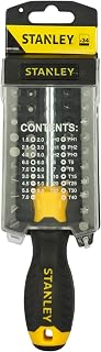 STANLEY STHT0-70885 Screwdriver Set with 35 Bits, Multi-Purpose Tool Screwdriver Set, Has Built-In Bit Storage, Ideal for ... Price In India