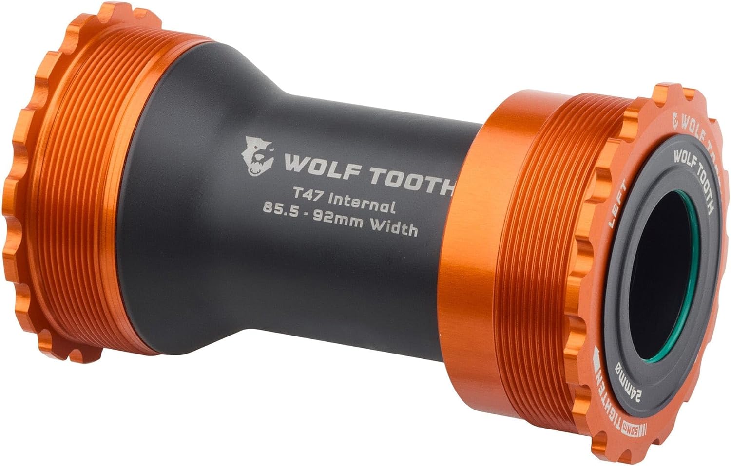 Wolf Tooth T47 Internal Bottom Bracket 29mm Olive | Lightweight, Durable Aluminum & Custom Bearings for Smooth Performance, Weather Sealing, and Universal Compatibility