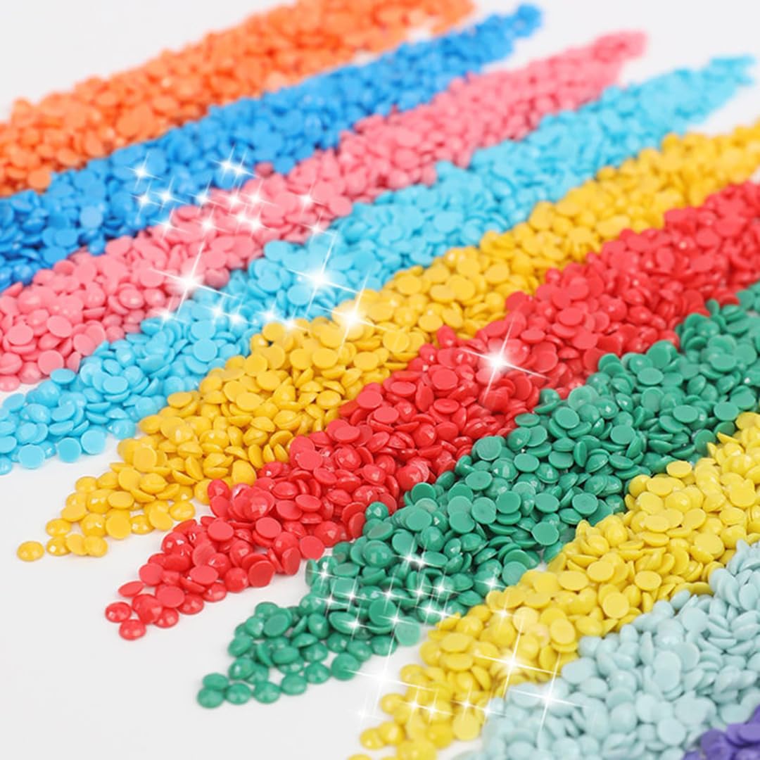 Amazon.com: YEYKZART 3863 Diamond Painting Round Beads