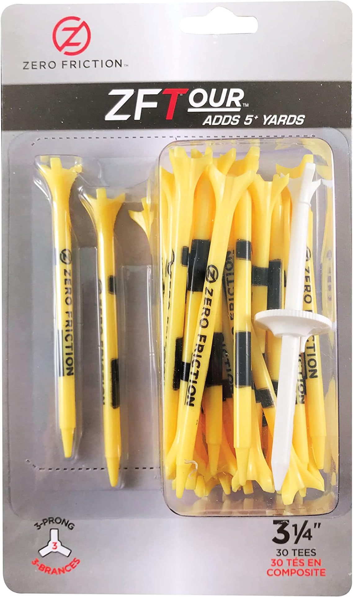 Tour 3-Prong Golf Tees