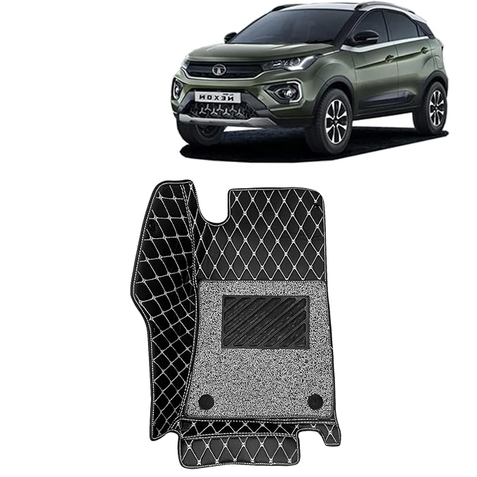Kingsway 7D Car Floor Mats Suitable for Tata Nexon, Model Year 2020
