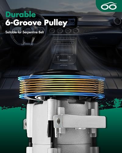 Vista 138 de SCITOO Compresor de CA apto para H-onda Prelude 2.2L 2001 para H-onda Civic para A-cura EL 1.7L 1997 1998 1999 2000 2001
