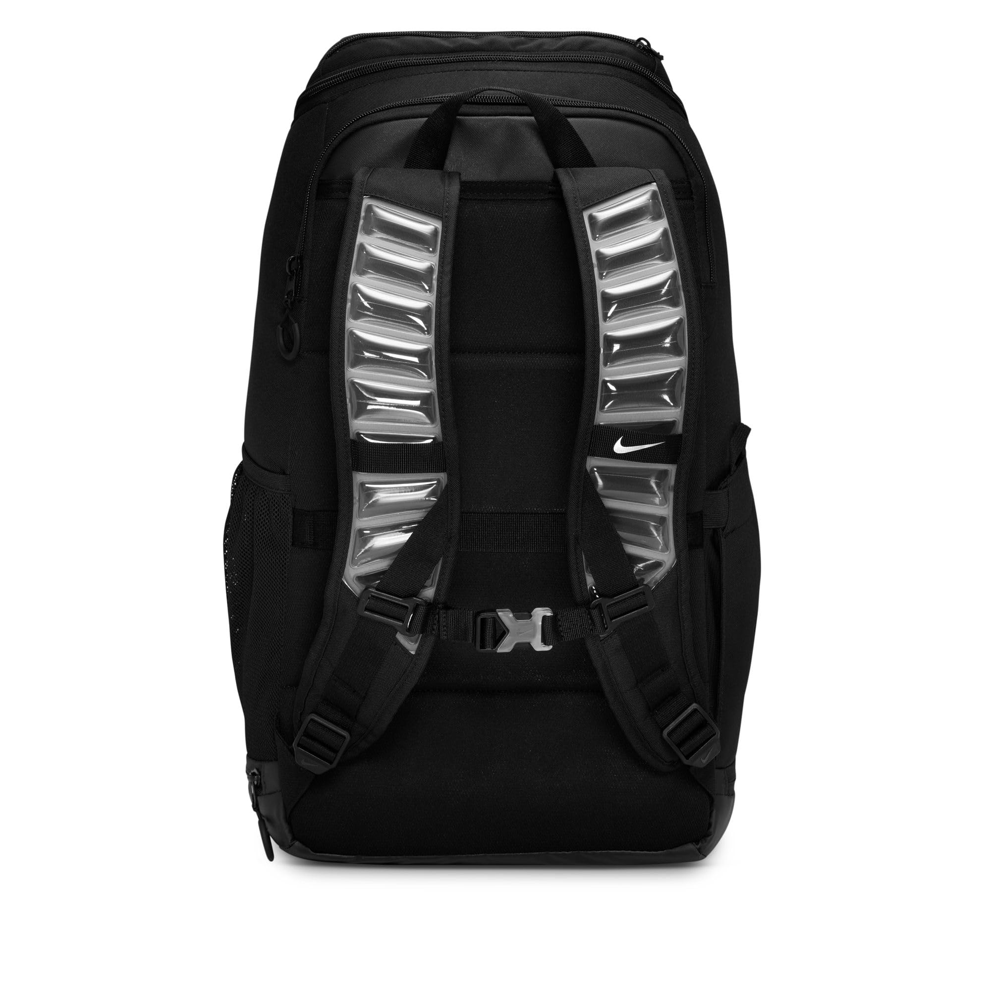 Unisex, Varsity Elite Backpack (32L), Black/Black/Metallic Silver, One Size