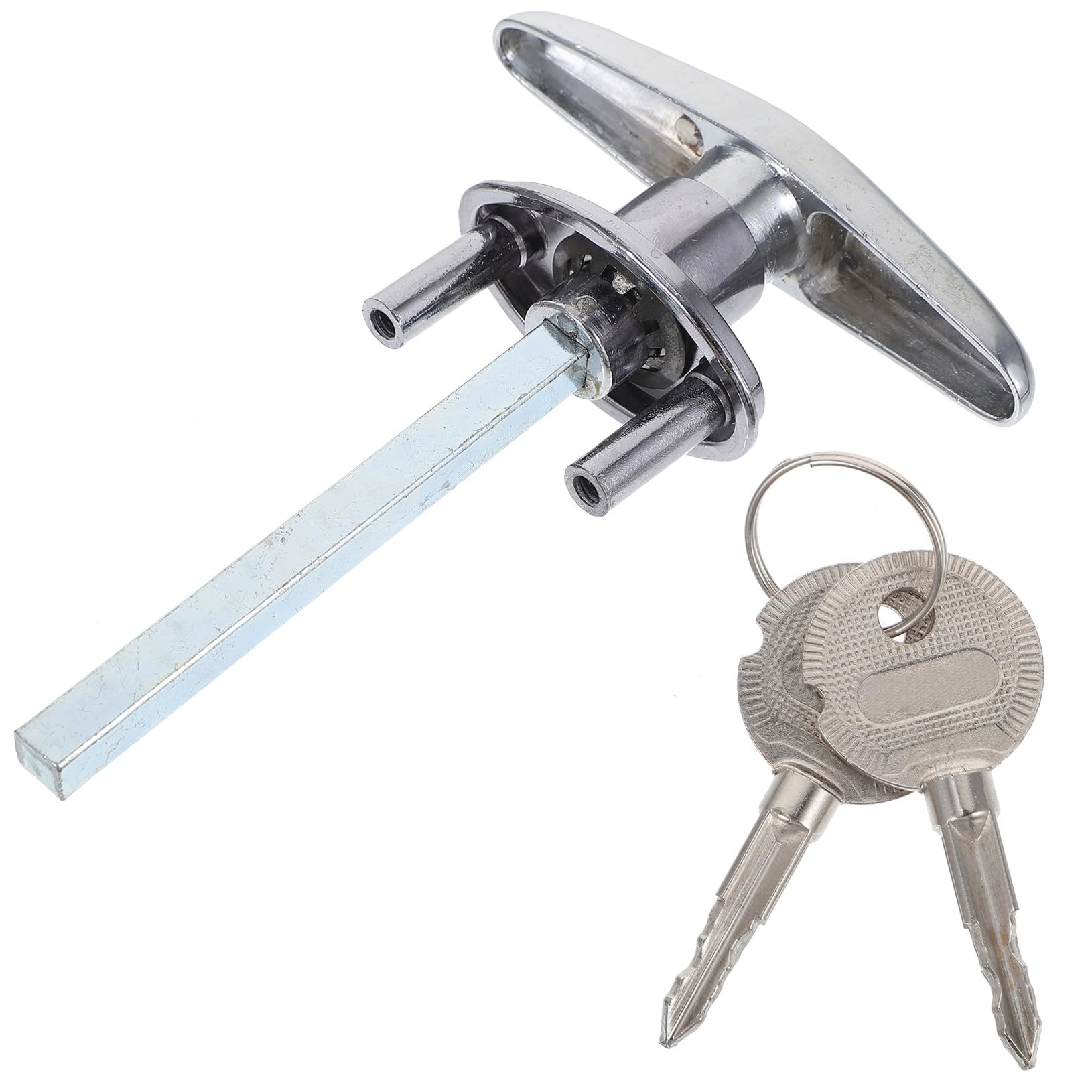 Cerradura para garaje con manija en T resistente para una apertura manual rápida y segura