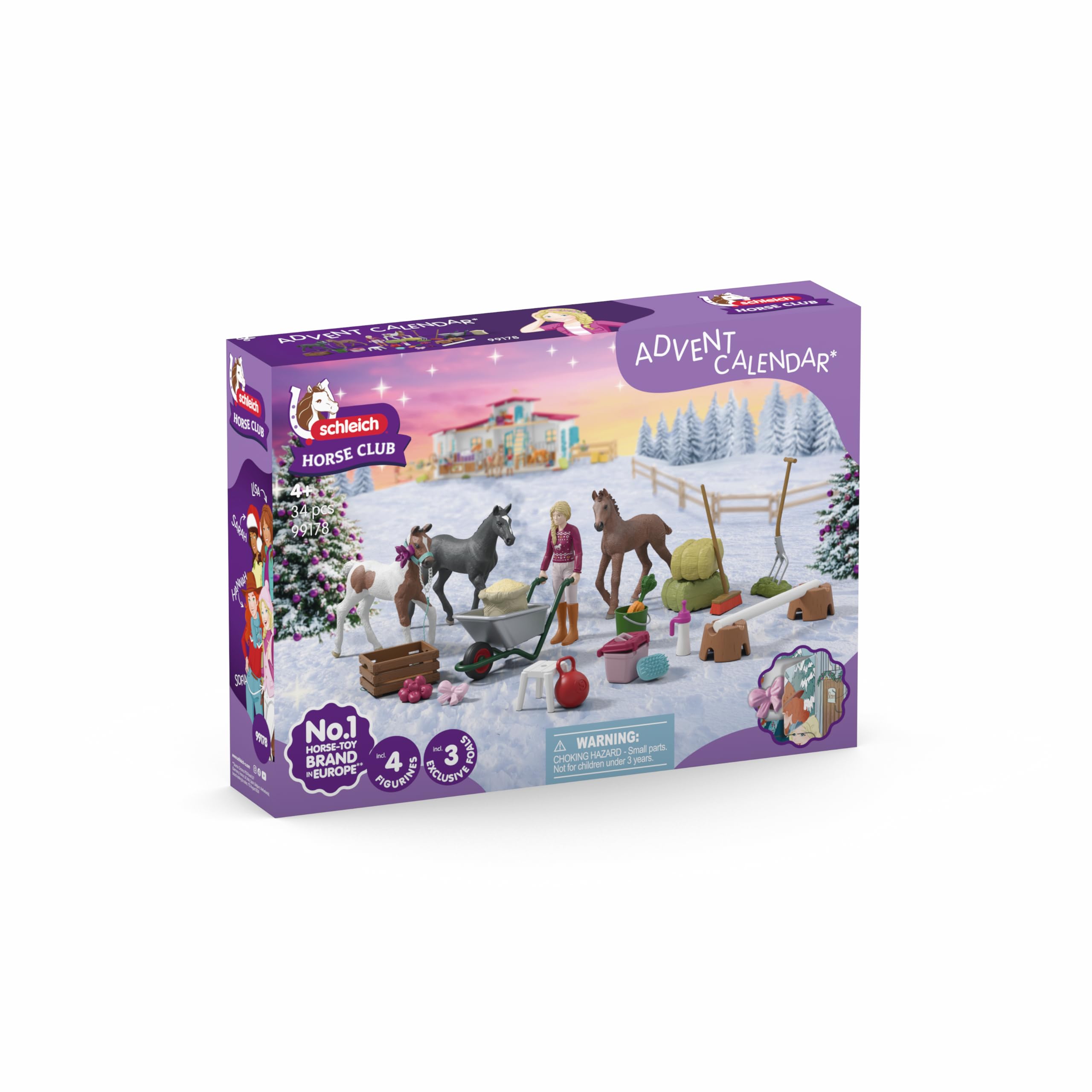 schleich HORSE CLUB アドベントカレンダー Amazon.com: Schleich Horse Club - Horse Club Advent Calendar