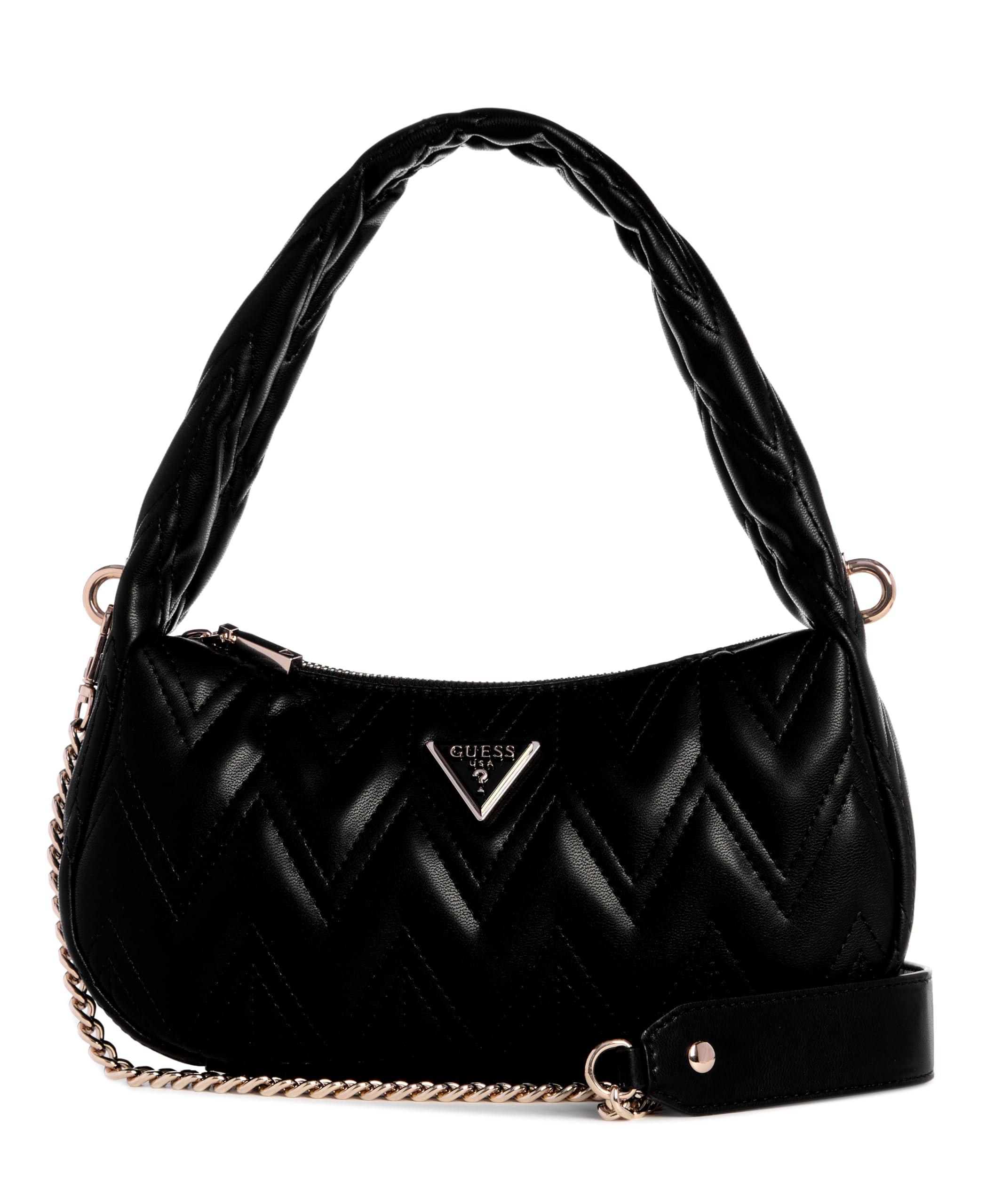 GUESS - Eda Top Zip Shoulder Bag, Borsa a tracolla Donna