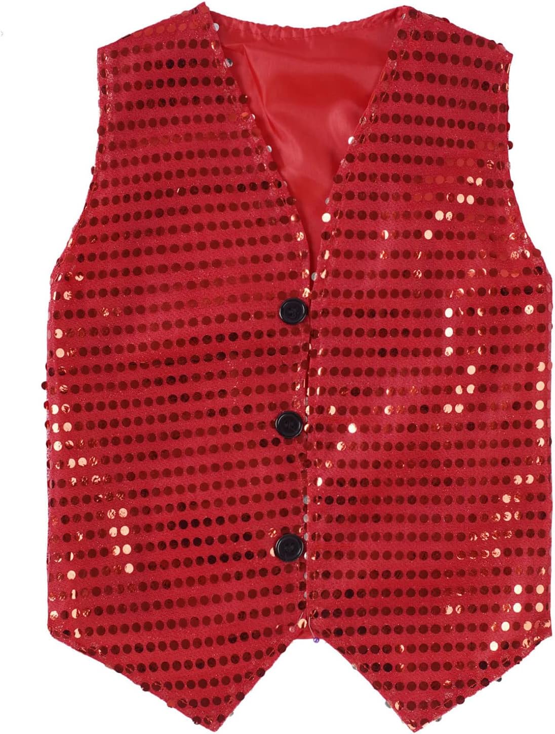 Kids Girls Sparkle Sequin Sleeveless Waistcoat Jamaica Ubuy