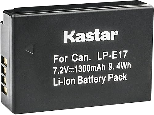 Kastar Paquete de 1 batería de repuesto LP-E17 para Canon Rebel SL2, EOS Rebel T6i, EOS Rebel T6s, EOS Rebel T7i, EOS Rebel T8i, EOS M3, EOS M5, EOS