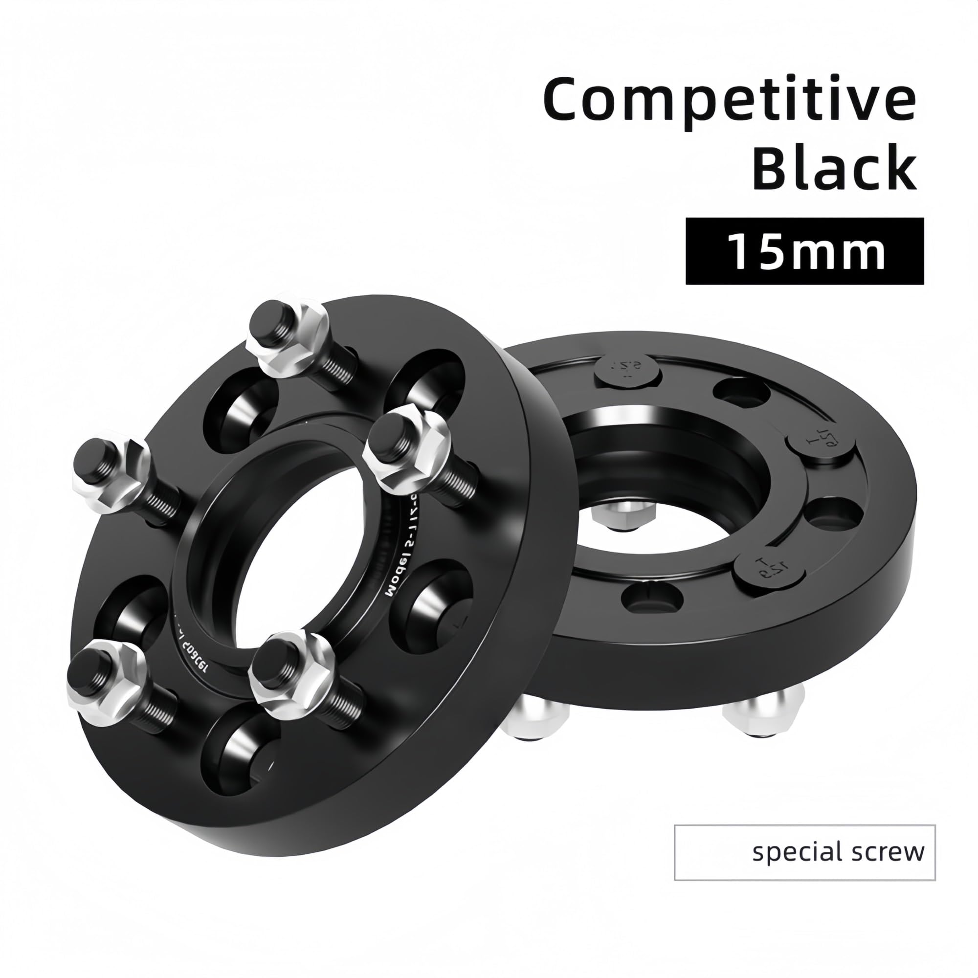 Entretoises de roue de voiture 2/4 pièces 5x114.3 CB66.1mm M14x1.5 entretoise de roue moyeu pour plaque bride Leapmotor C16(2pcs 30mm)