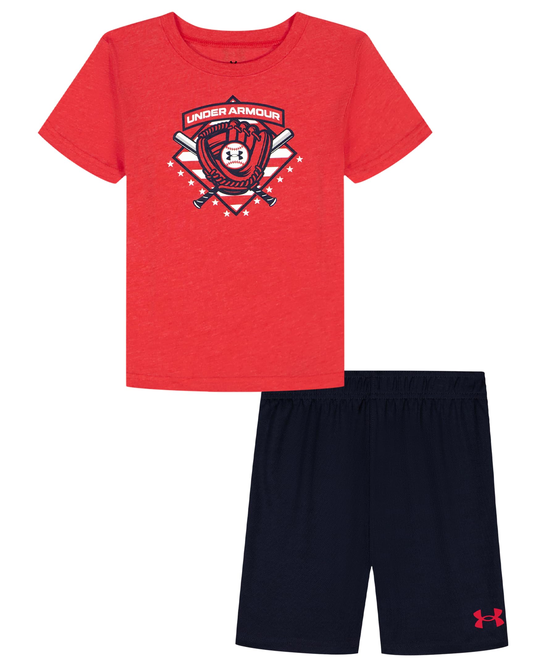 Under Armour Boys' 2-Piece Short Sleeve Tee and Shorts, Outdoor Collection