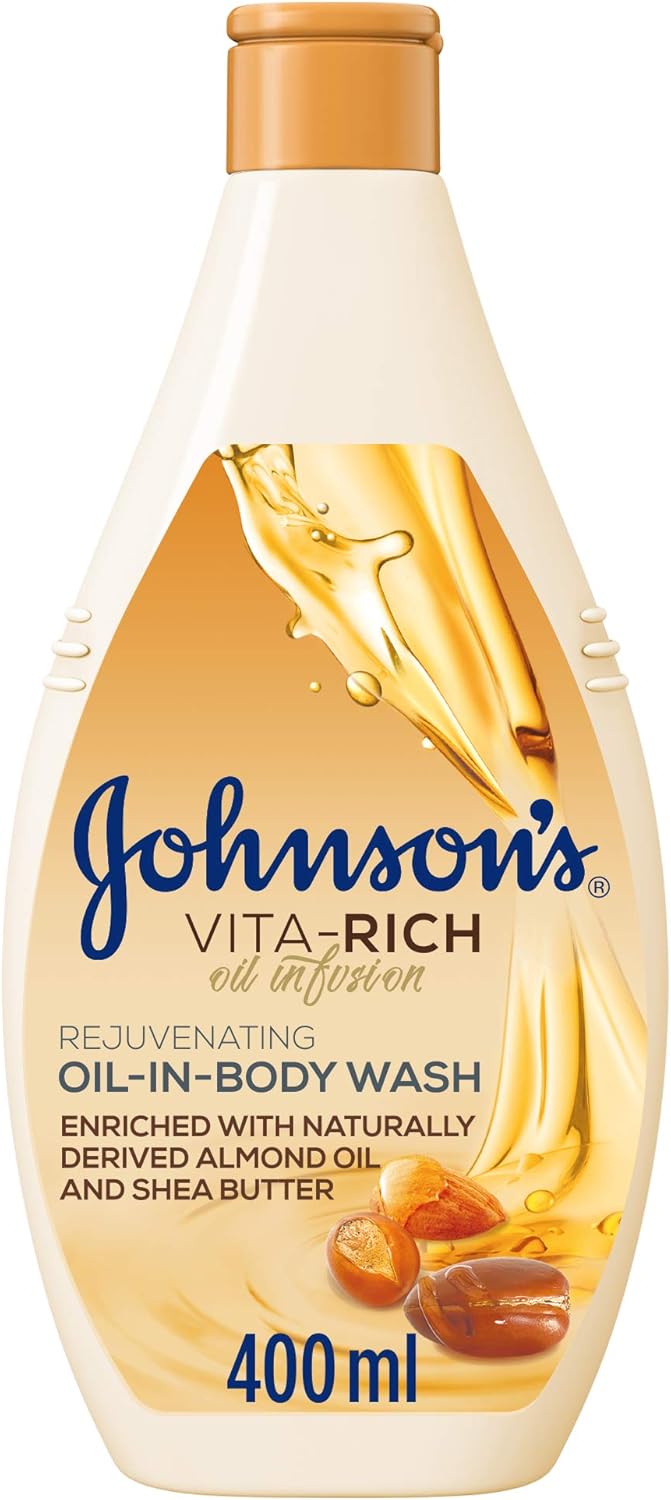 Johnson's, Body Wash, VitaRich, OilInBody Wash, Rejuvenating, 400ml