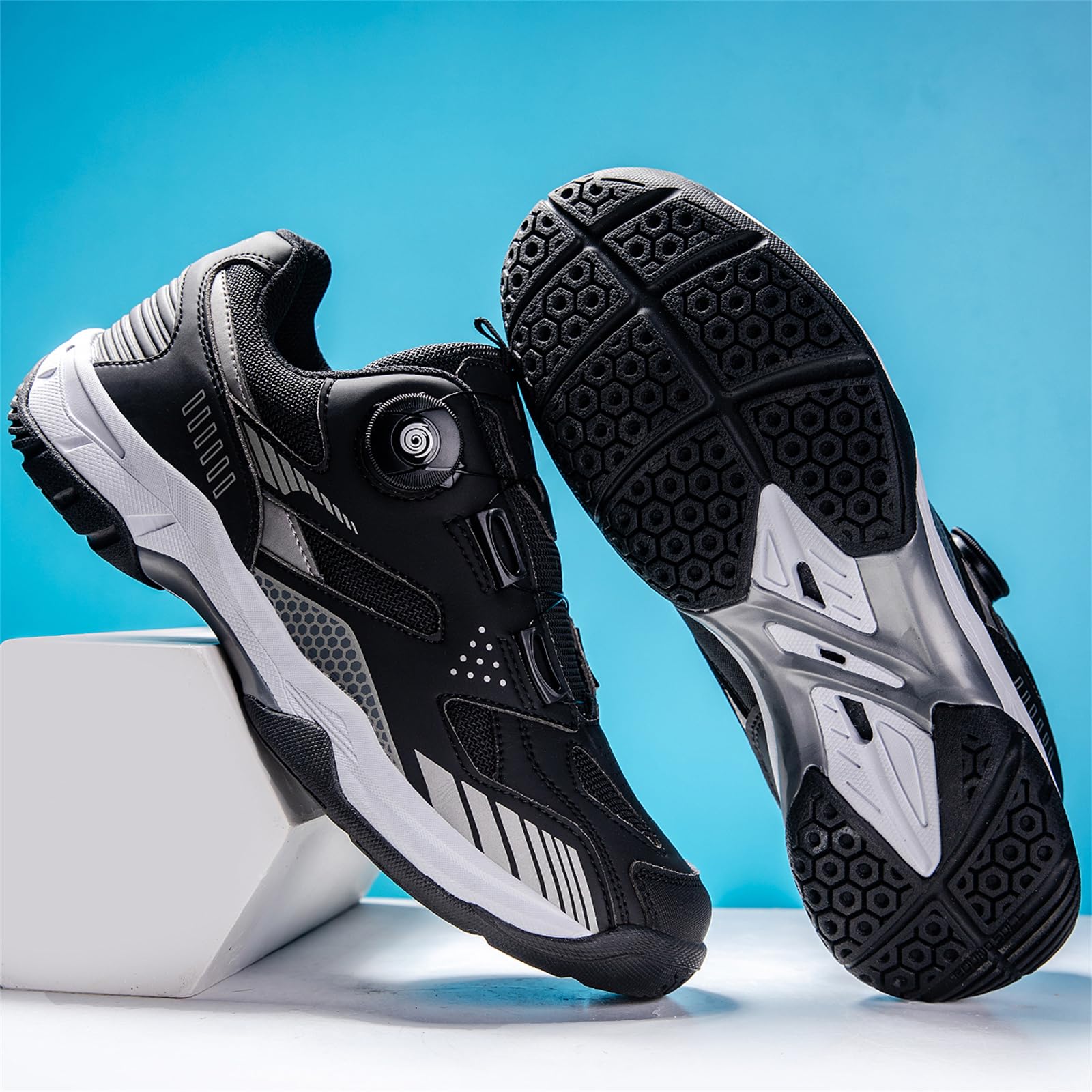 Chaussures De Badminton Chaussures De Tennis De Table Légères pour Hommes Femmes Baskets Tout-Terrain Non Marquantes Et Antidérapantes