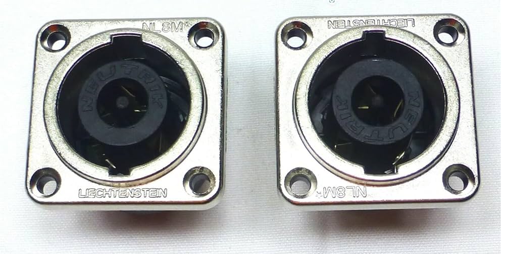 Amazon.com: Neutrik (2) Two Original NL8MPRXX Female 8 Pin