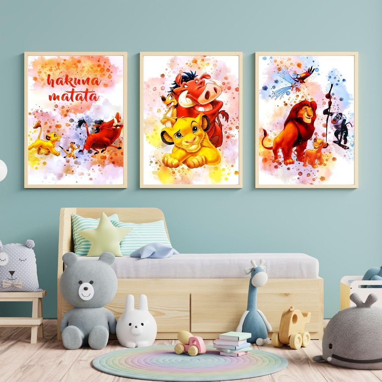 Artmazing Quadro Sir Leone Su Tela XXL – Stampa Artistica Colorata Made In Germany