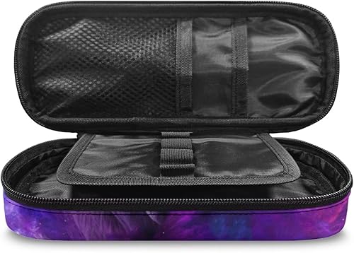 Miniatura 3 de Estuche para lápices Galaxy Wolf, bolsa duradera para lápices, papelería, bolsa de almacenamiento para niños, niñas, adolescentes, mujeres, hombres,
