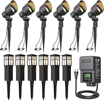 DEWENWILS 200W Low Voltage Landscape Transformer, 120V To 12V/15VAC, Landscape Lighting