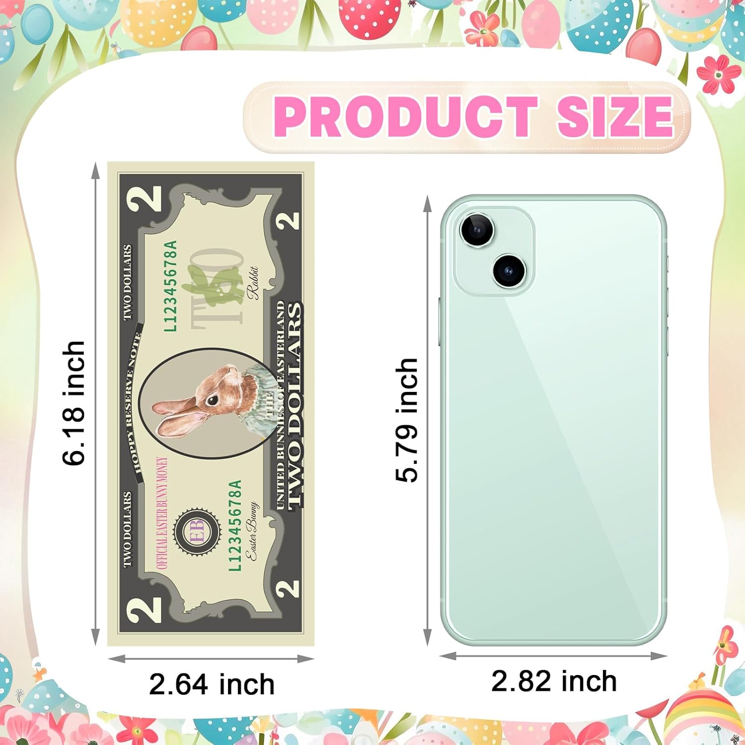 Easter Egg Fillers- Easter Bunny Play Bucks – 100-Piece Bundle with 60 Redeemable Coupons, 30 Blank DIY Coupons & 10 Bunny Dollars – Perfect for Easter Hunt Rewards & Family Fun Activities