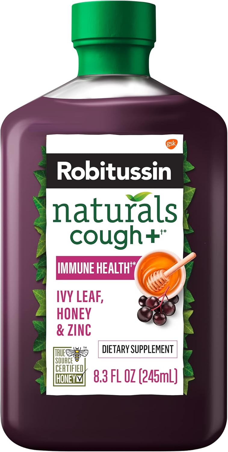 Buy Robitussin Naturals Cough Relief Plus Immune Health Dietary