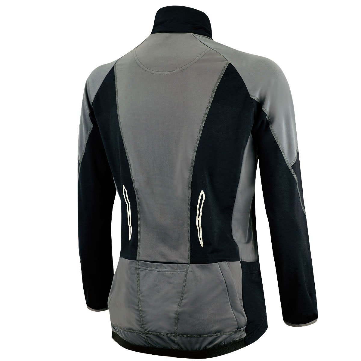 Airtracks Herren Winter Fahrradtrikot Langarm Pro-T Thermo Funktions Radtrikot Warm Fleece Reflektoren Full Zip