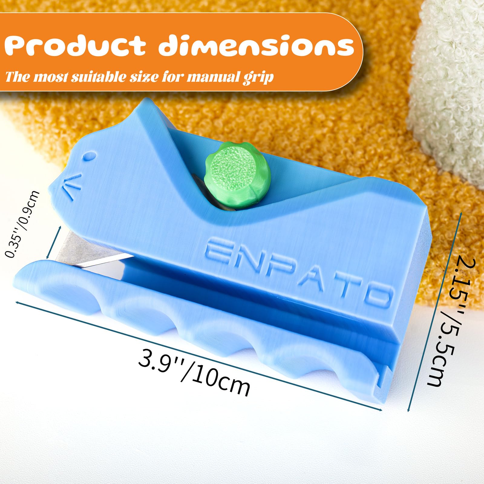 Cortador de cartón para rascadores de Gatos con 10 Cuchillas, Cortador de cartón Impreso en 3D para niños, rascadores de Gatos, máquina de Herramientas de Tira de cartón para Amantes de los Gatos