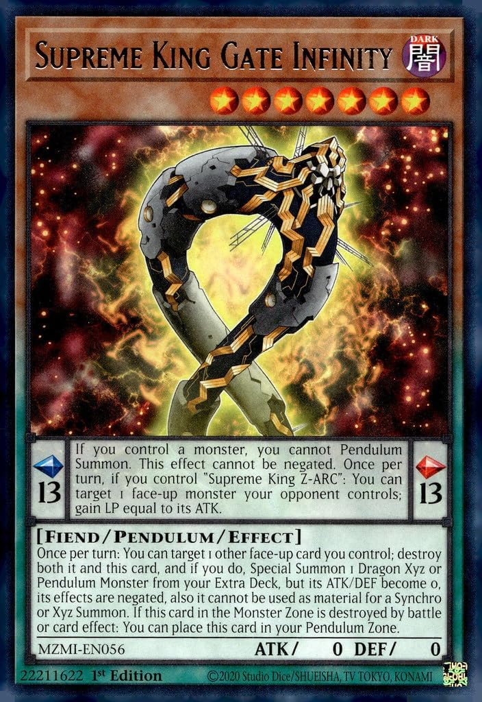 Supreme King Gate Infinity - MZMI-EN056 - Rare - 1st Edition