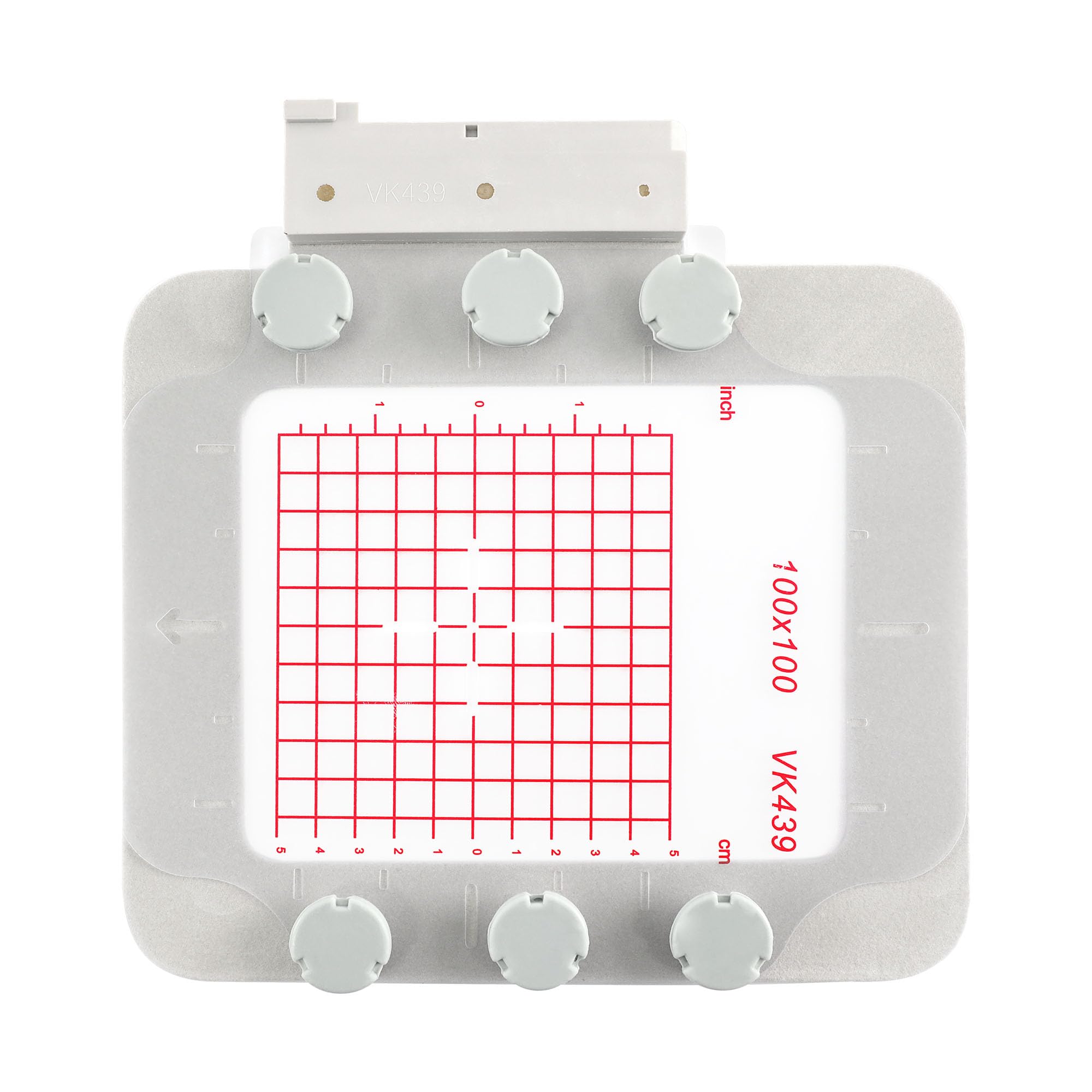 MagnaHoopMagnetic Hoop for Husqvarna Viking Designer Diamond Deluxe Ruby Royale Topaz Jade Pfaff Creative Sensation Vision Ambition, Metal Magnet Embroidery Machine Sash Frame (4x4-VK439)