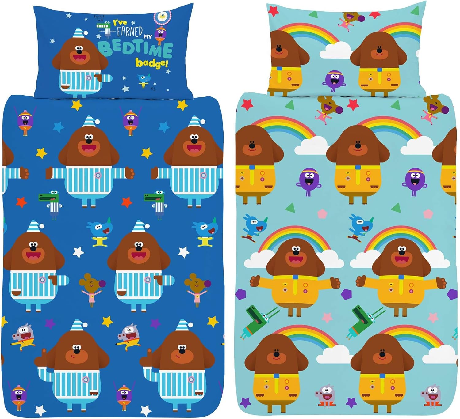 Hey Duggee Single Duvet Cover Bedtime Hug Design Official