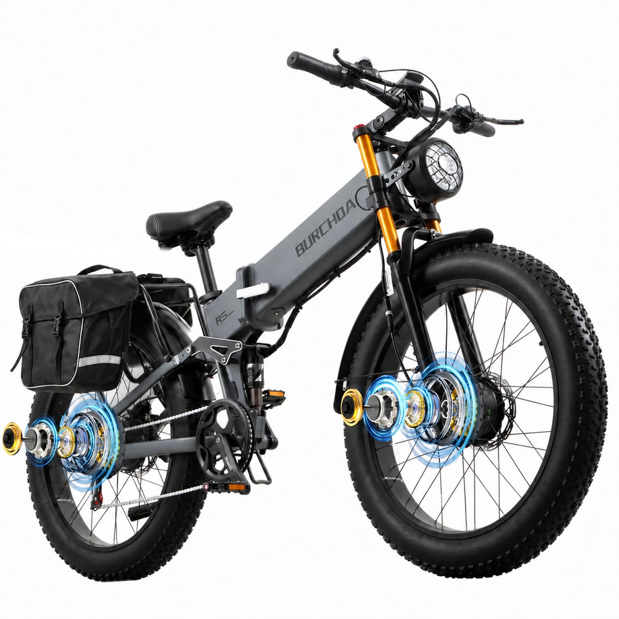 DAMSON R5 PRO Foldable AWD Electric Bike