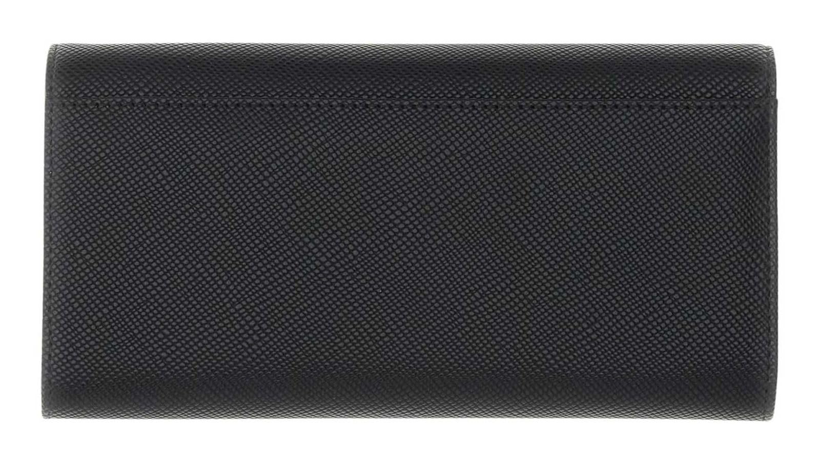 GUESS Monedero Laurel II SLG Flap Organizer Black Negro