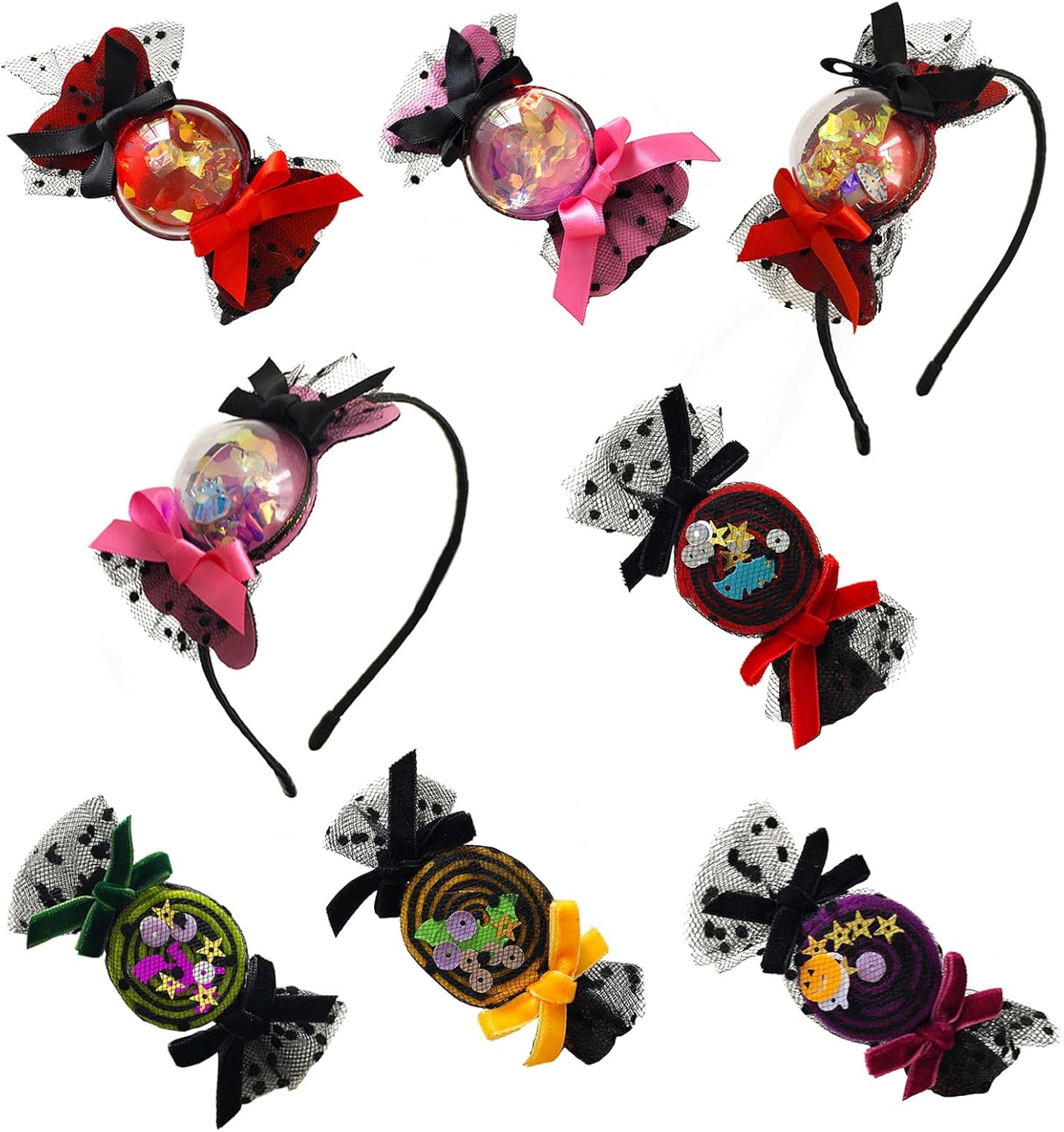 ヘアゴム　ベビーヘアクリップ　ハロウィンオーダーページ　サンプル一覧①〜⑱ ヘアゴム ベビーヘアクリップ ハロウィンオーダーページ サンプル一覧