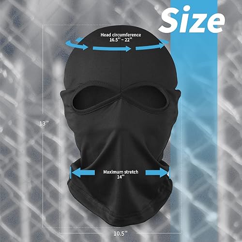 Miniatura 6 de YESLIFE Ski Mask, Balaclava Face Mask for Boys and Girls Cosplay Costume Accessory for Halloween Party