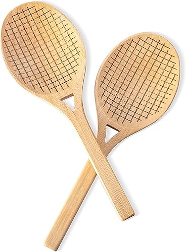 Miniatura 8 de Fox Run Pickleball Paddle Charcutería, juego de 2 tablas de bambú para servir queso, 14.5 x 7.5 pulgadas