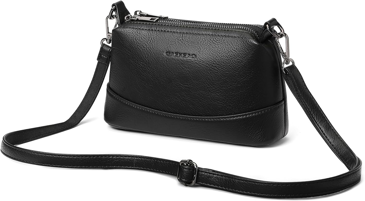 GAEKEAO Crossbody Bags for Women Small Cross Body Bag Genuine Leather Camera Bag Purse with Adjustable Strap
