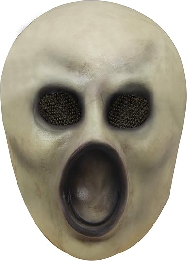 Demi Sharky Halloween Horror Mask Alien Scream Scary Mask Halloween Costume Party Latex Mask For Adults
