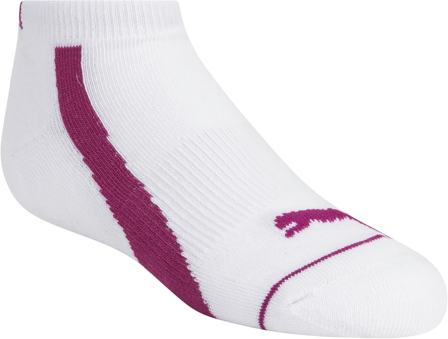PUMA Girls' Low Cut Cushioned Arch Support Socks (8-Pack) - Image 6