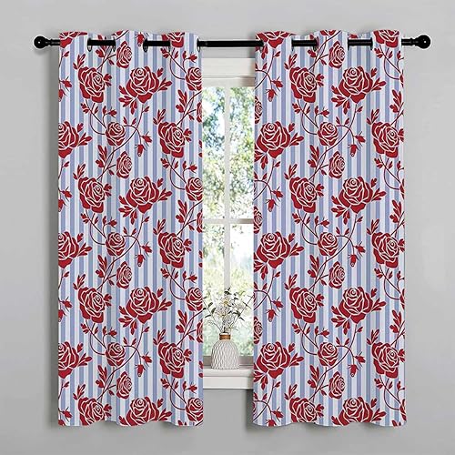 Miniatura 2 de Cortinas para Sala Modern Decor Grommet Short Patio Door Curtain Currains 85Inch Width by 108Inch Length,2 Panels