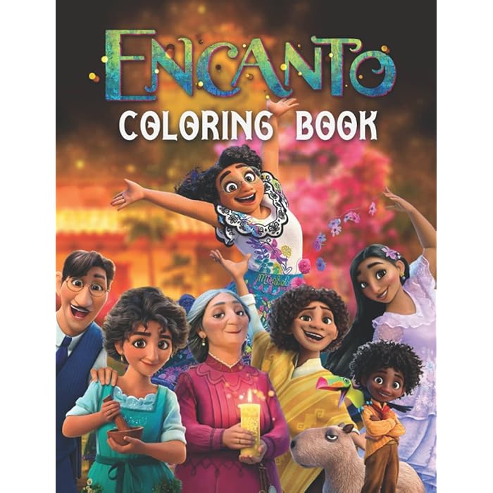 Buy Encanto Coloring Book: A Perfect Gift For Kids For Encanto Lovers ...