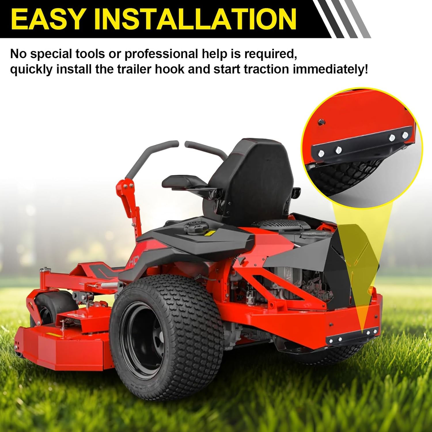 Trailer Hitch Kit Compatible with 79202300 70705000 Pro Master 270 260 250 ZT XL IZ CZ 100Z 200Z Series Lawn Mower Heavy Duty Hitch Kit for Lawn Care