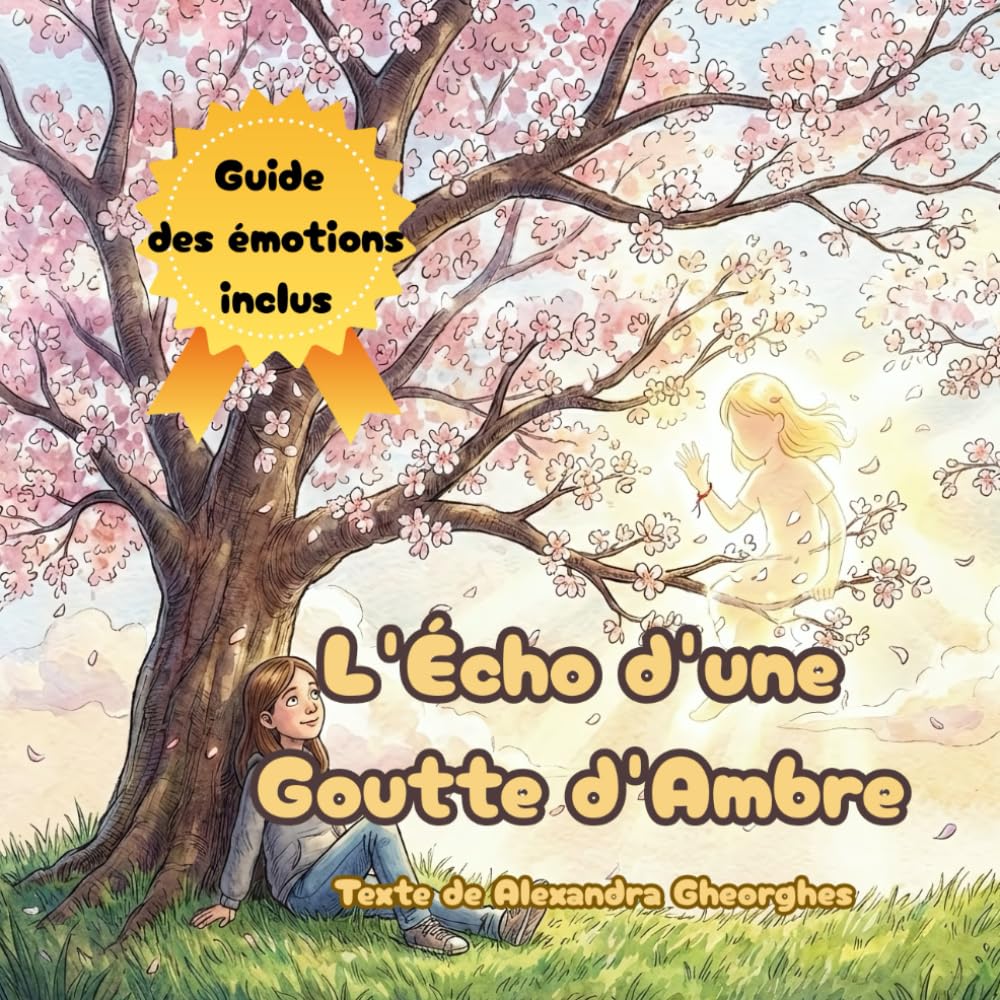 L'Écho d'une Goutte d'Ambre: Un conte illustré pour expliquer la mort aux enfants et surmonter le deuil avec douceur