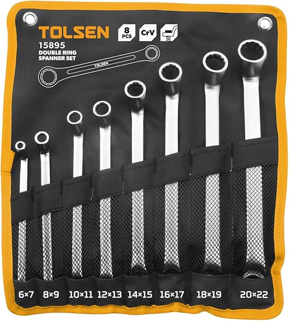 12pcs Double ring spanners set (INDUSTRIAL) Buy Online at Best Price