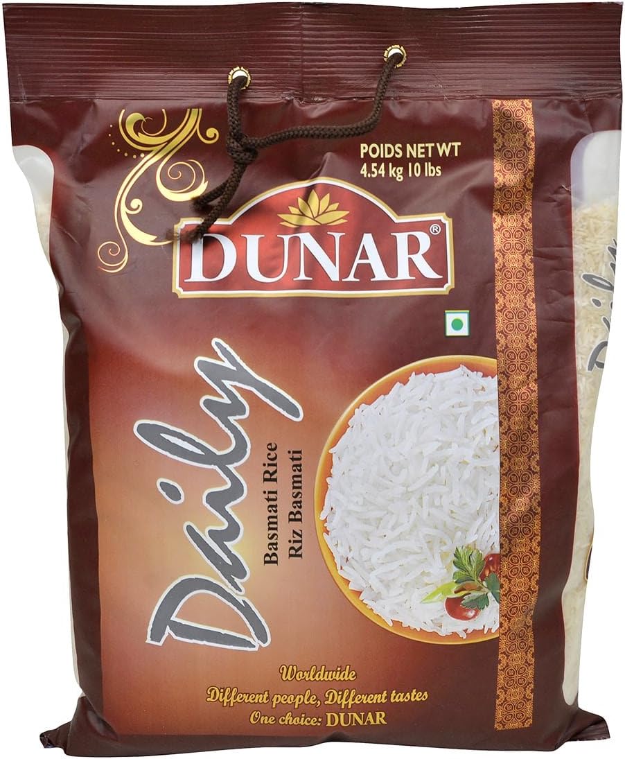 Dunar, Daily Basmati Rice, 10 Lb(Lb)