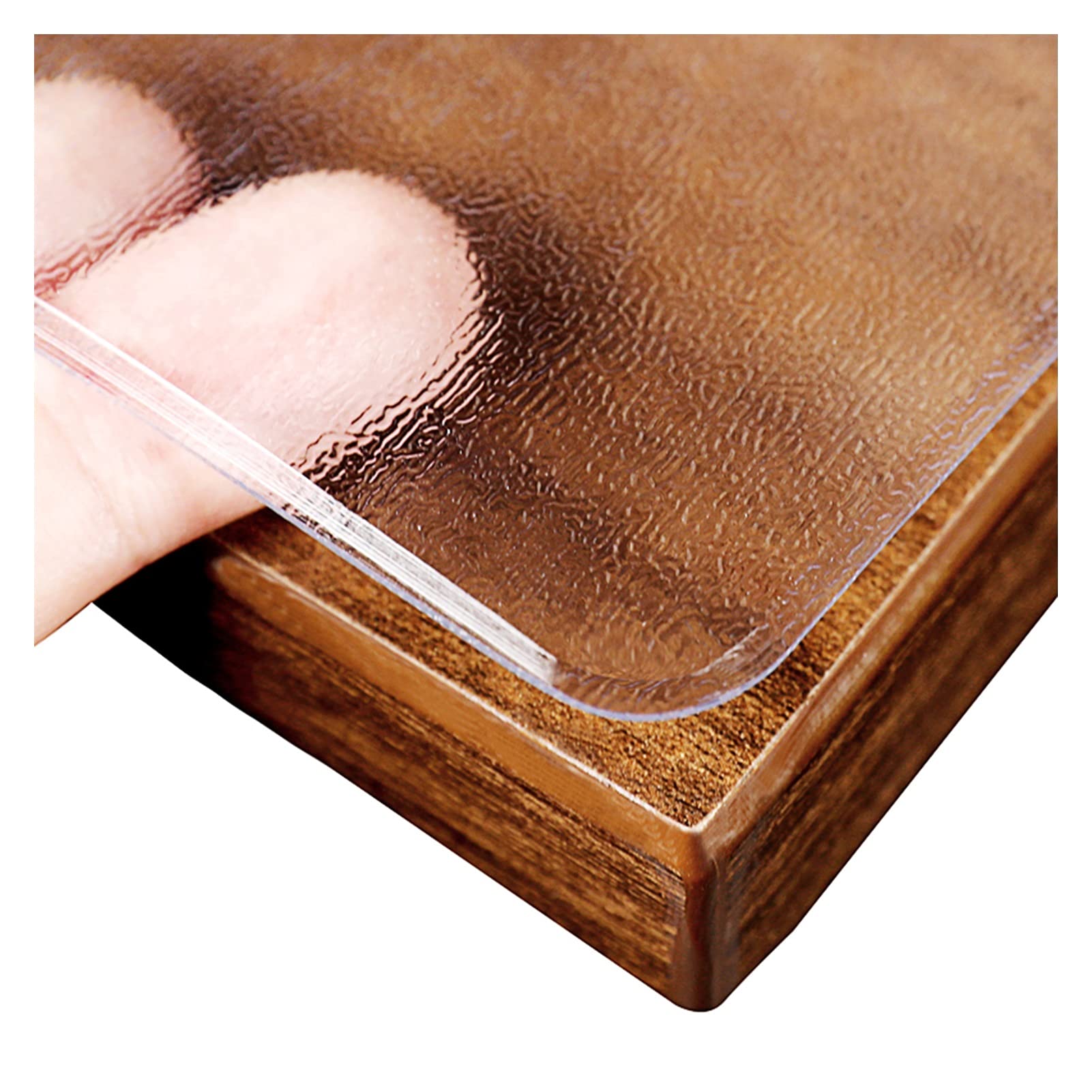 Clear Desk Mats, Table Protector, Waterproof Table Top Mat for Restaurant and Kitchen, Frosted AWSAD (Color : 2mm, Size : 100x180cm)