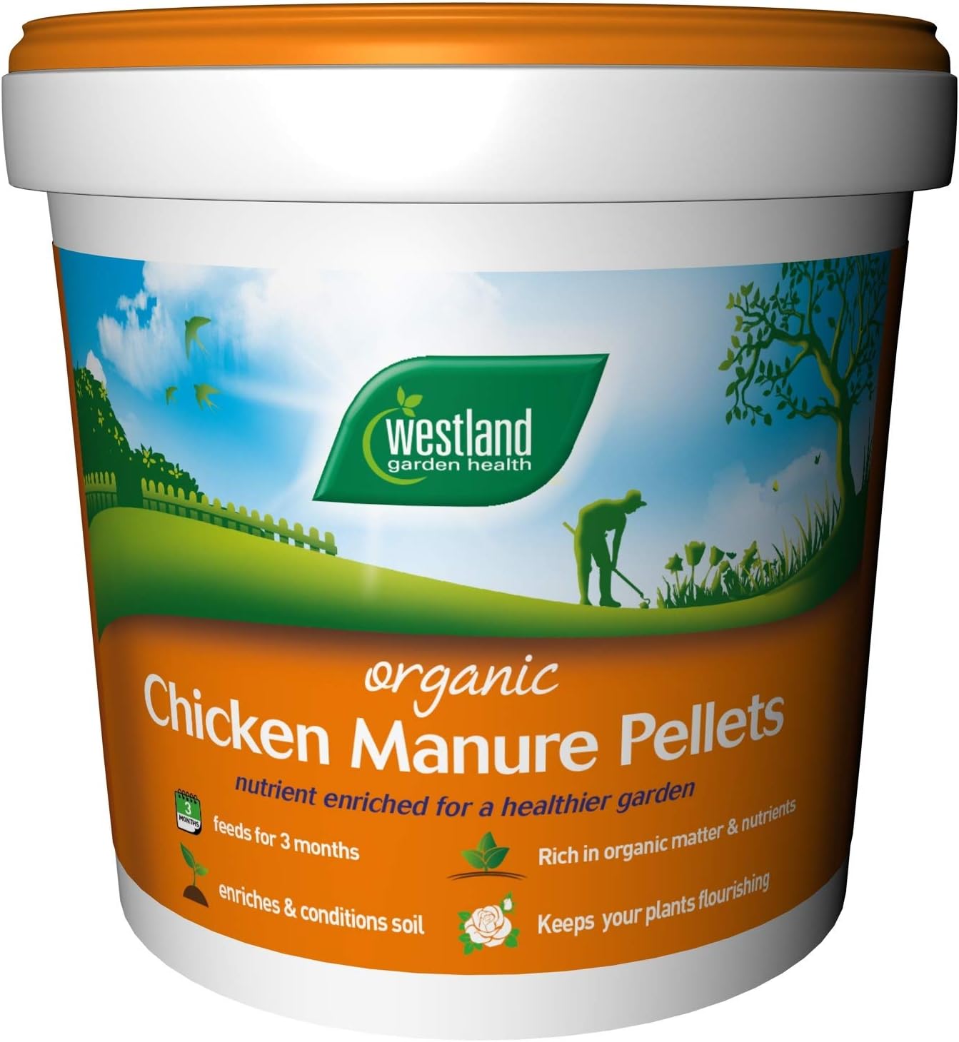 Westland Organic Dunger Chicken Manure Pellets Amazon De Garten