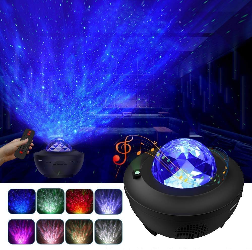 Galaxy Projector,Star Light Skylight Projector Night Light Projector with Led Nebula Cloud, Starry Projector Light for Party Bedroom Kids Adult with Bluetooth Speaker