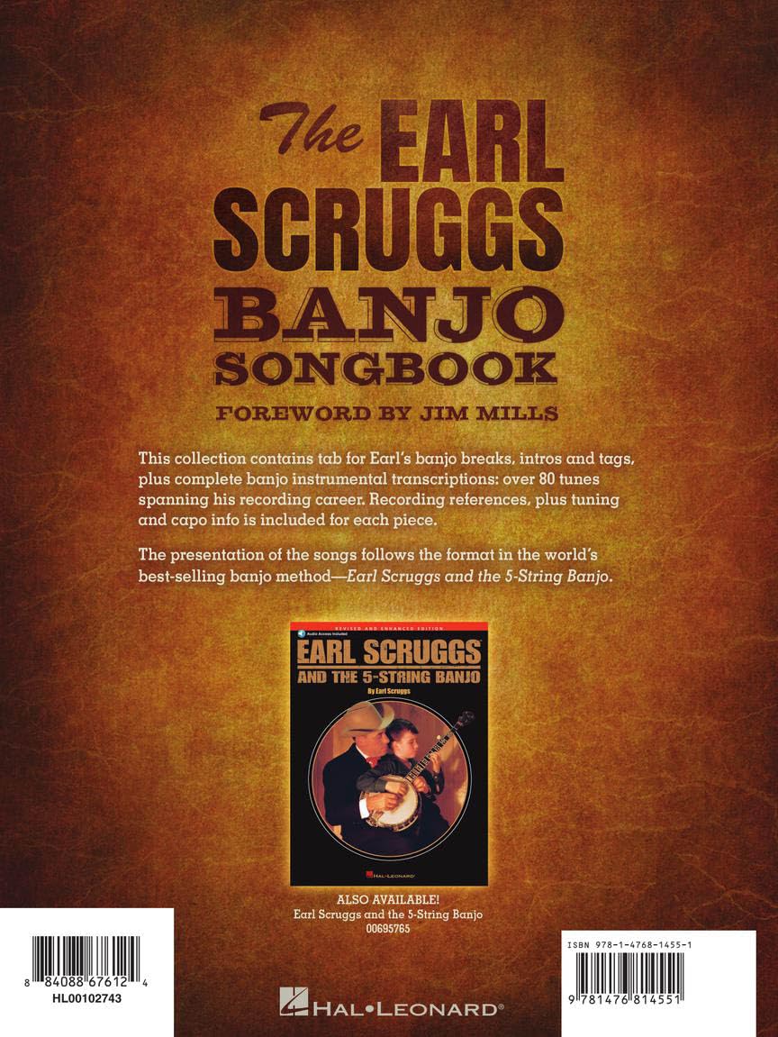 The Earl Scruggs Banjo Songbook: Selected Banjo Tab Accurately Transcribed for over 80 Tunes