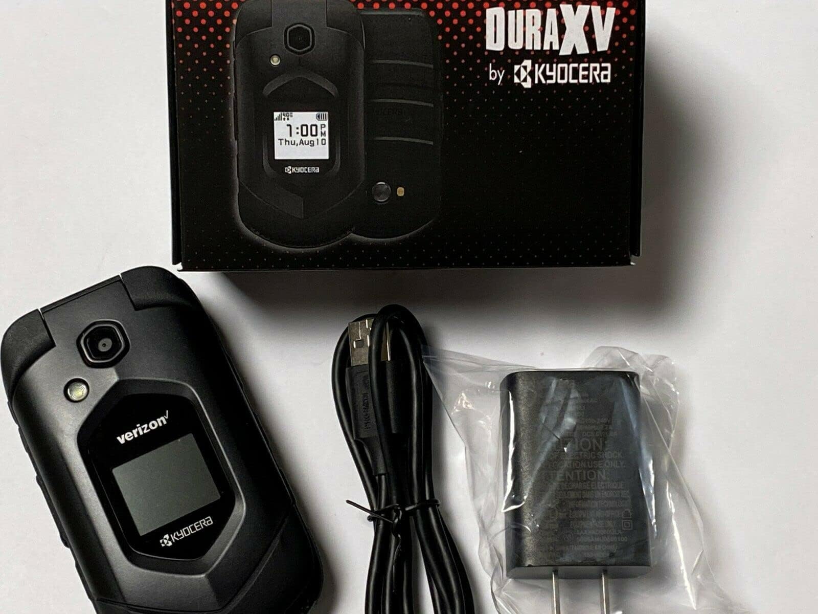 Kyocera DuraXV LTE E4610 Verizon Wireless Rugged Waterproof Flip Phone (Certified Refurbished)