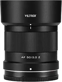 VILTROX Lente 50 mm F2 Full Frame para Nikon Z, AF 50 mm f/2 Z Standard Prime Large Aperture para montagem Nikon Z, lente Z Ultra-Compact z Mount para Z8, Z9, Z6, Z7, Z6 II, Z7 II, Z5, Z50, ZF e Z30