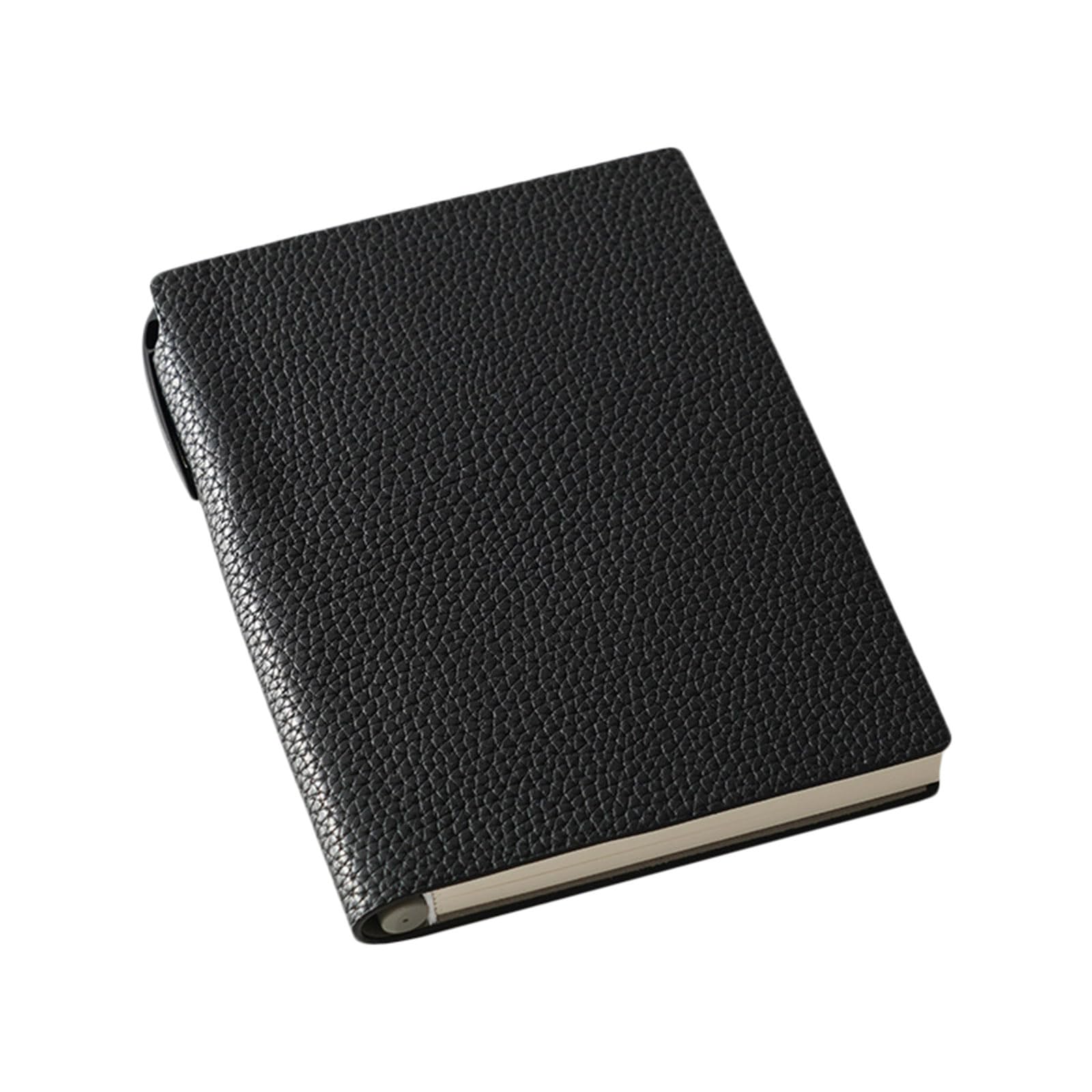 RGYBAO Pocket Notebook PU Leather Softcover Journal with 90 Sheets Lined Paper Flexible Ribbon Bookmarks For Journaling And Not