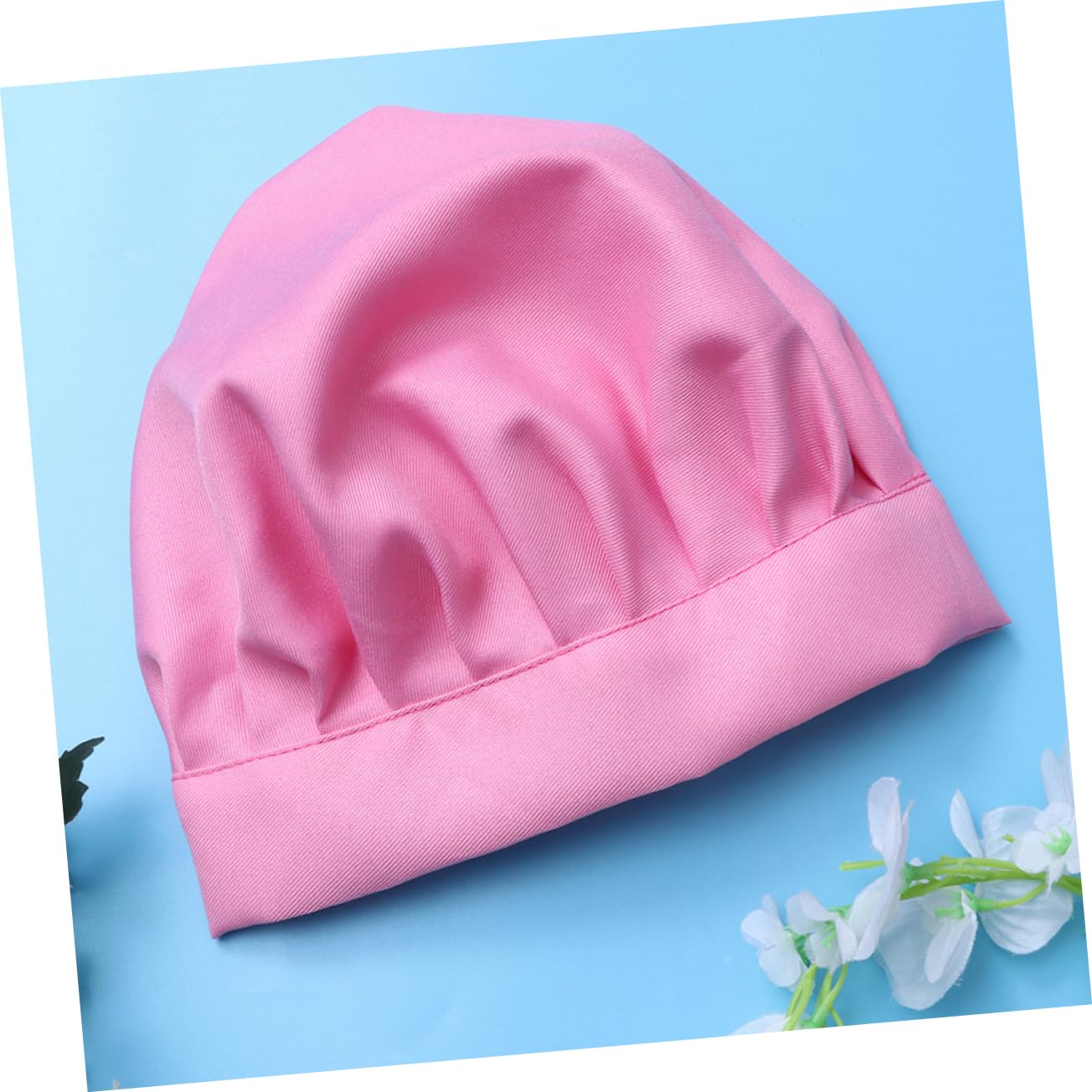 BESTonZON 6piezas Delantal y Gorro Para Juego Completo De Cocina y Repostería Grande Color Rosa