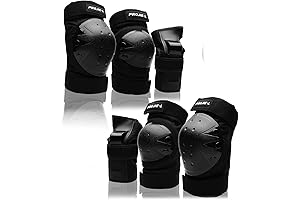Protective Gear Set for Adult/Youth Knee Pads Elbow Pads Wrist Guards